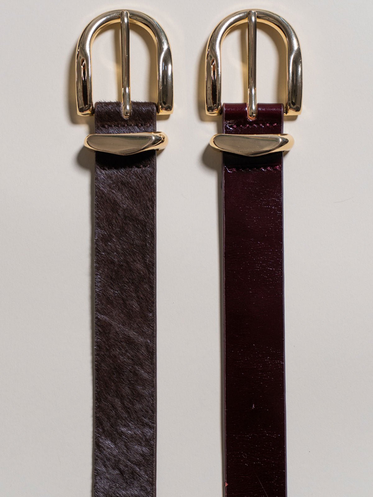 All Day Calf Hair Belt Choco Brown - Image 3