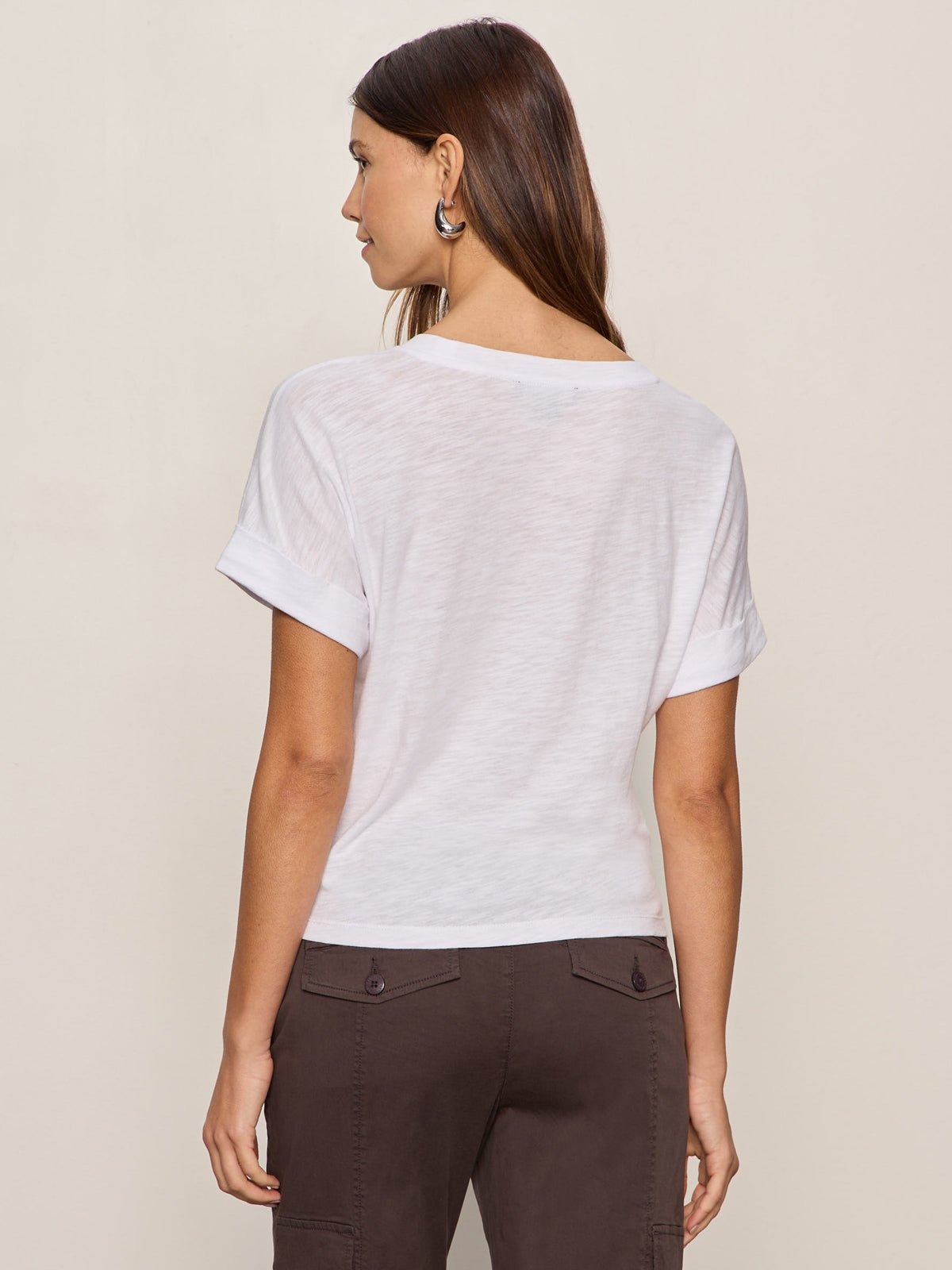 All Day Tie Tee White - Image 2