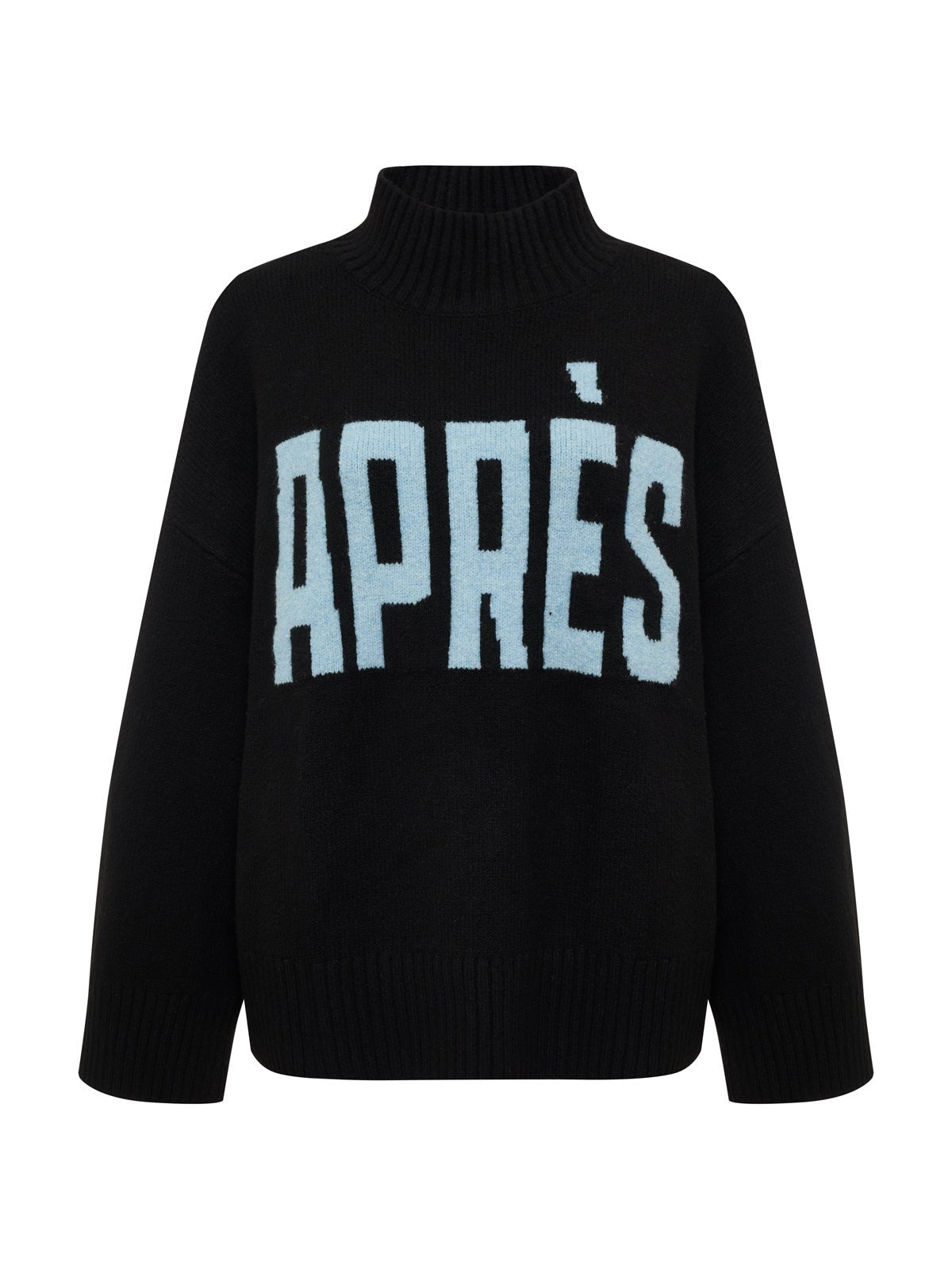 Apres Ski Sweater Black/Aquamarine - Image 7