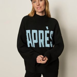 Apres Ski Sweater Black/Aquamarine