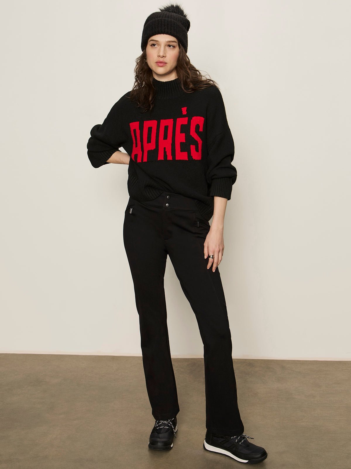 Apres Ski Sweater Black/Mars Red - Image 5