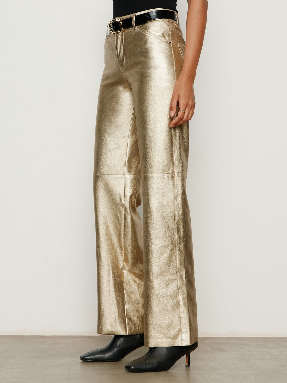 Cadence Relaxed Straight Pant Platinum - Image 3
