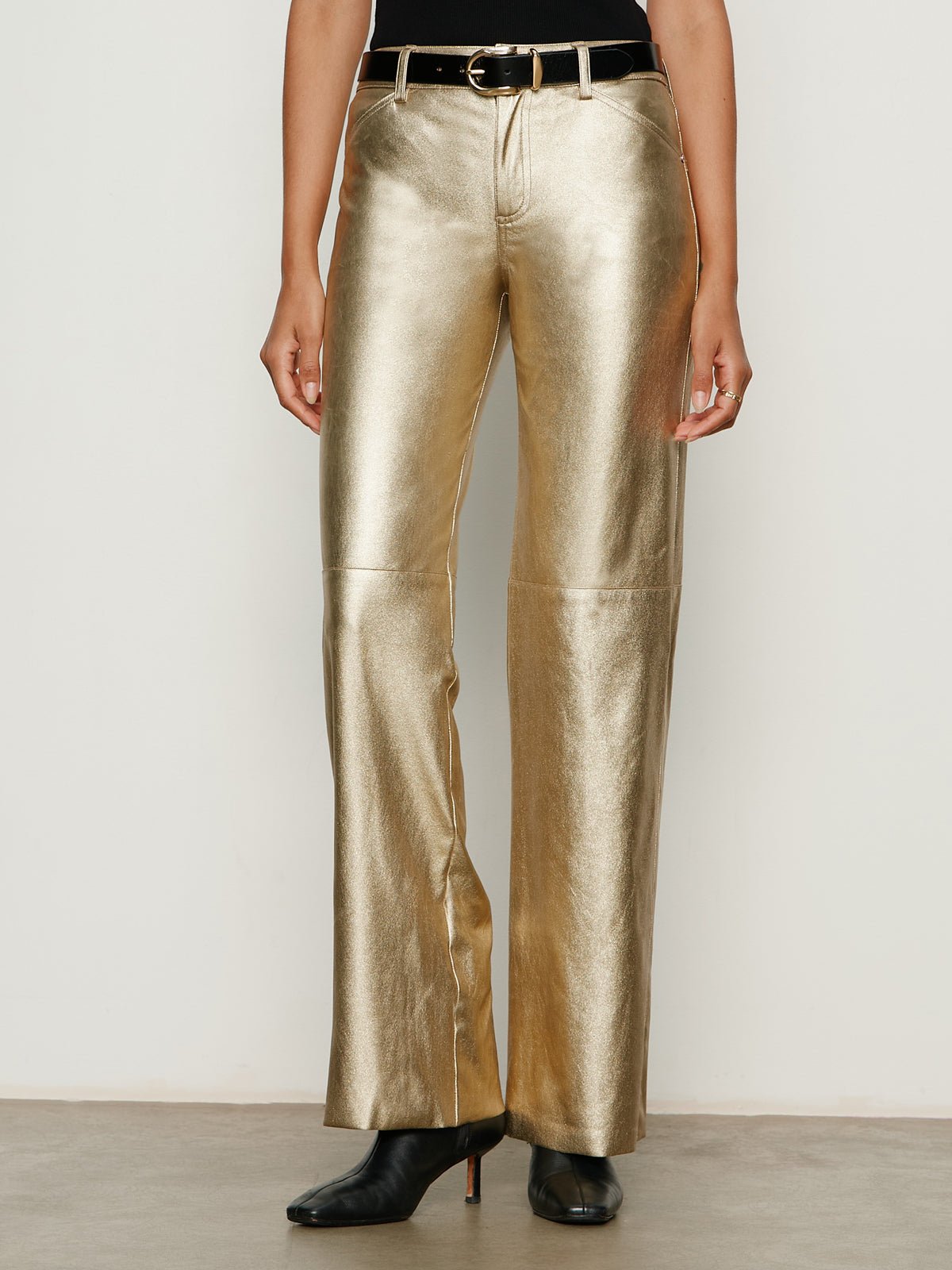 Cadence Relaxed Straight Pant Platinum