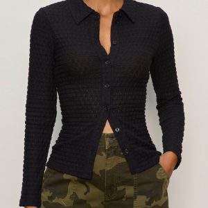 Dreamer Shirt Black Petite Sizing
