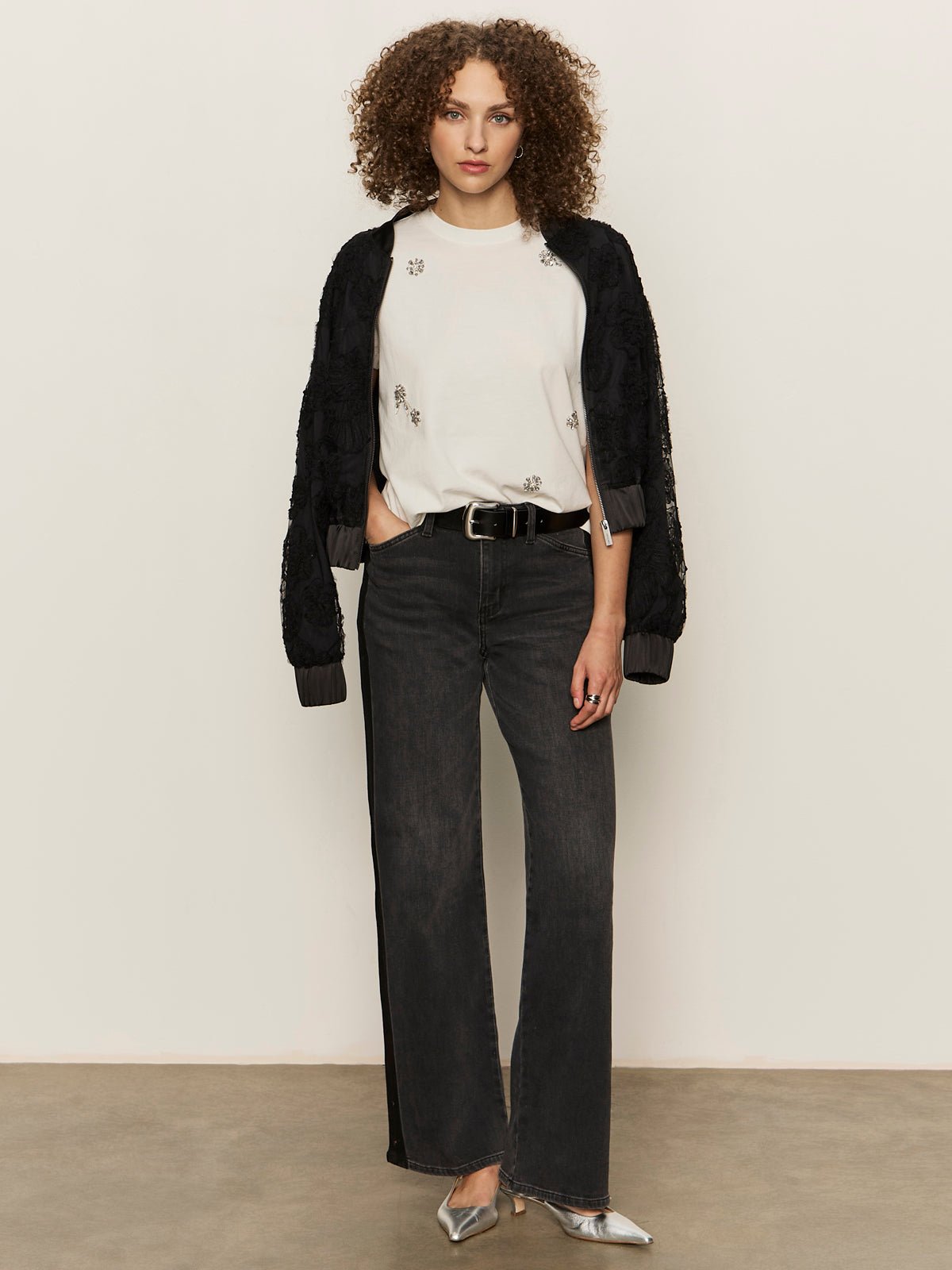 Embellished Tee White - Image 5