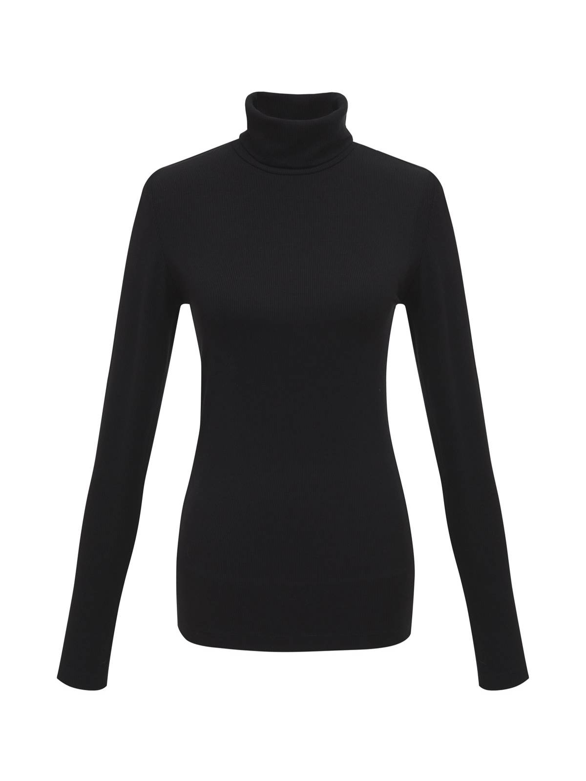 Essential Turtleneck Top Black Extended Sizing - Image 5