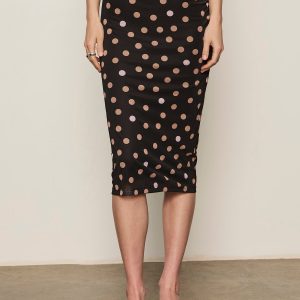 Gathered Mesh Skirt Popspot