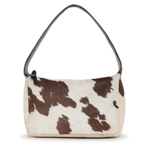 Midnight Cow-Print Bag