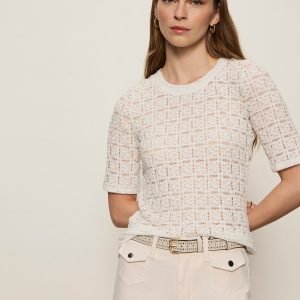 Pucker Half Tee Chalk