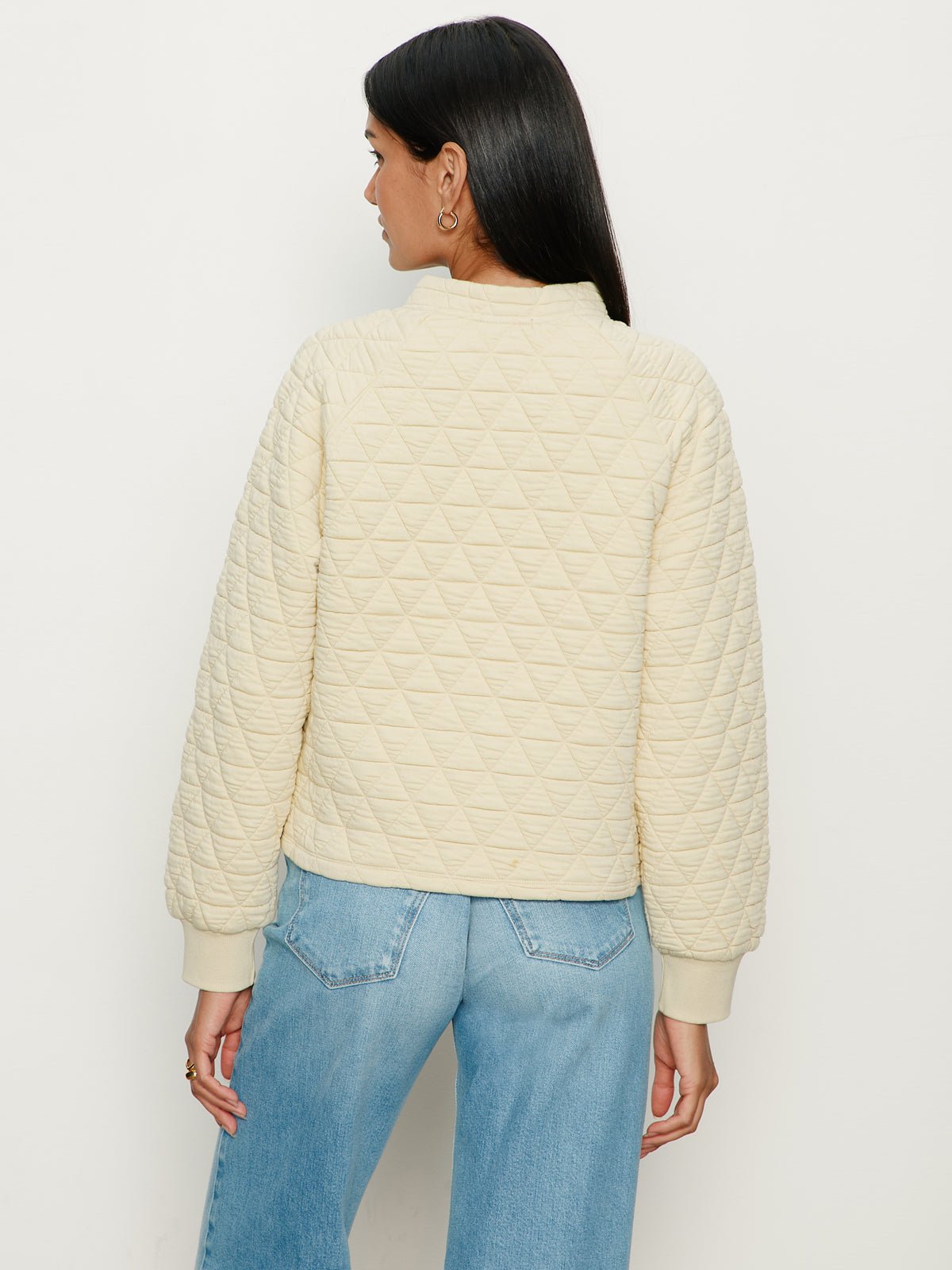 Quilted Button Popover Buttercream - Image 3