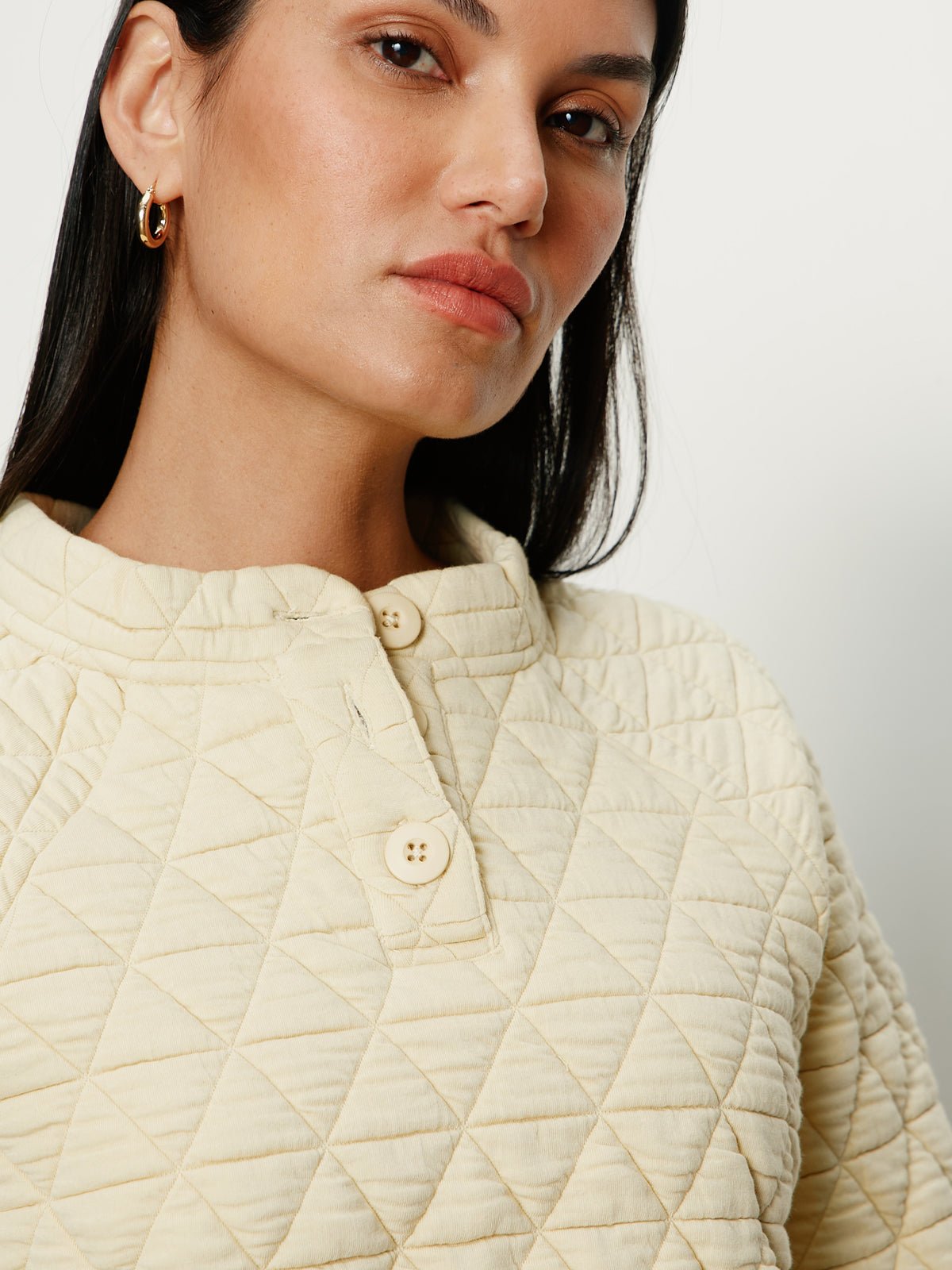 Quilted Button Popover Buttercream - Image 6