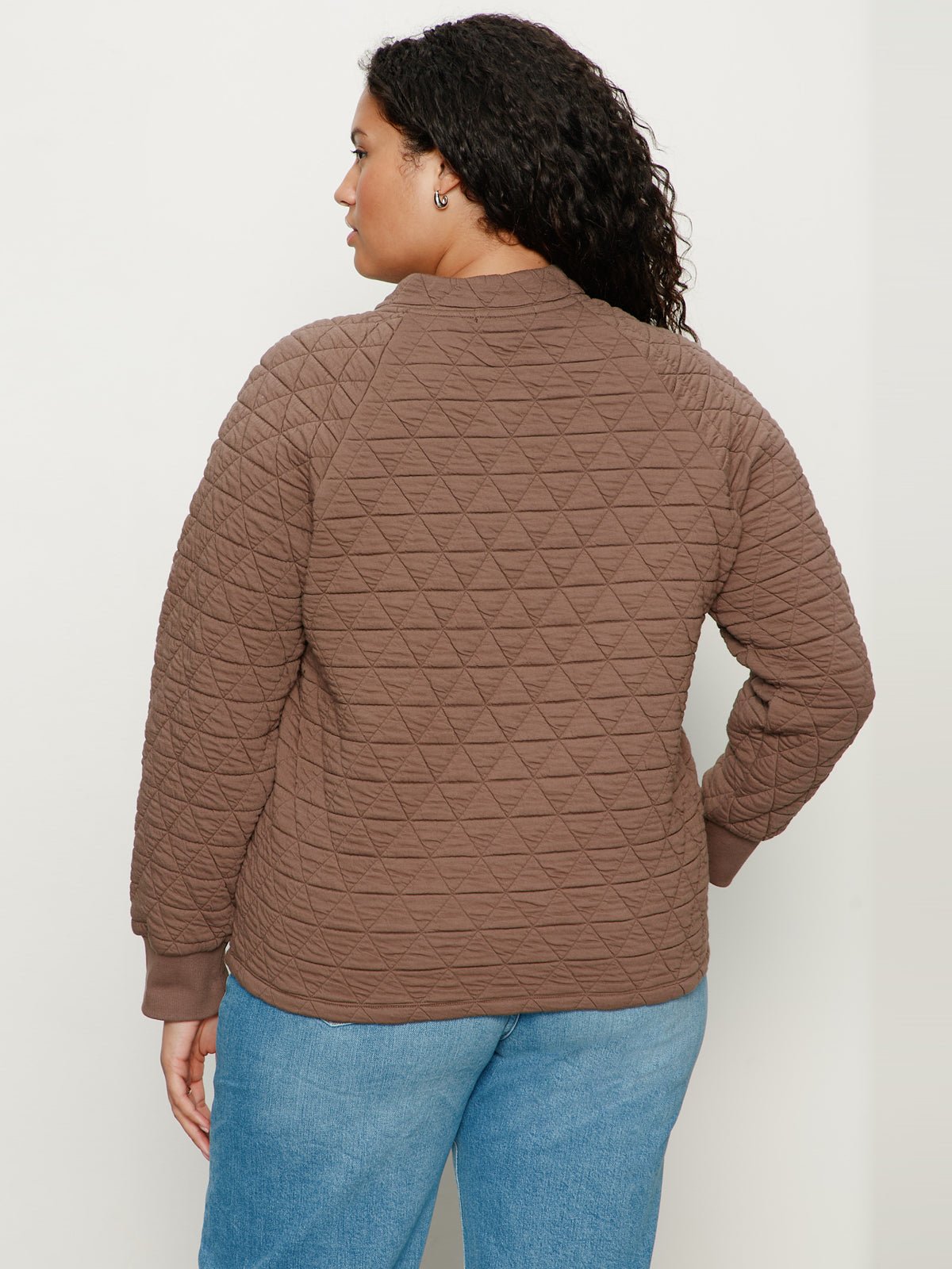 Quilted Button Popover Morel Extended Sizing - Image 2