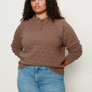 Quilted Button Popover Morel Extended Sizing