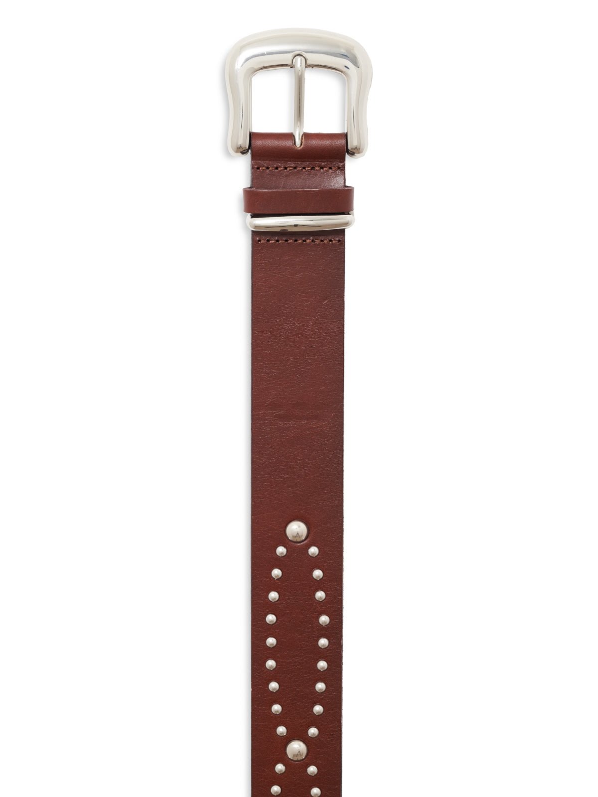 Rowan Studded Belt Mahogany - Image 2