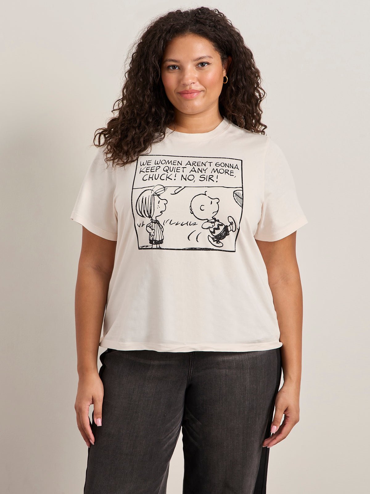 Sanctuary x PEANUTS 75th Anniversary Aren't Gonna Keep Quiet Tee - Image 6
