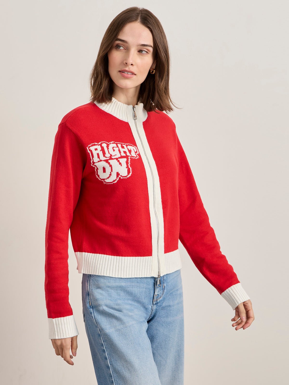 Sanctuary x PEANUTS 75th Anniversary Joe Cool Zip Up Sweater - Image 4