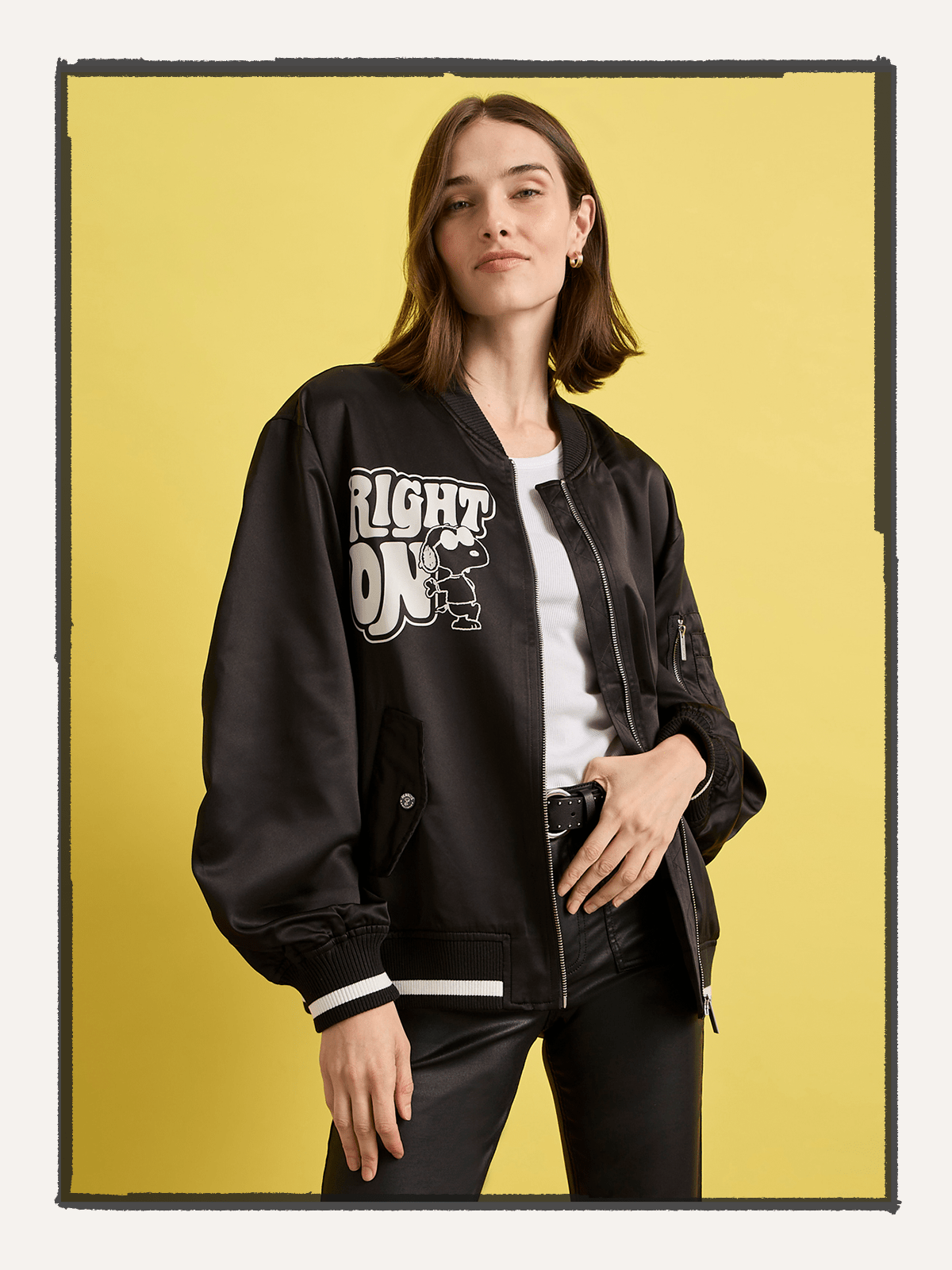 Sanctuary x PEANUTS 75th Anniversary Right On Jacket