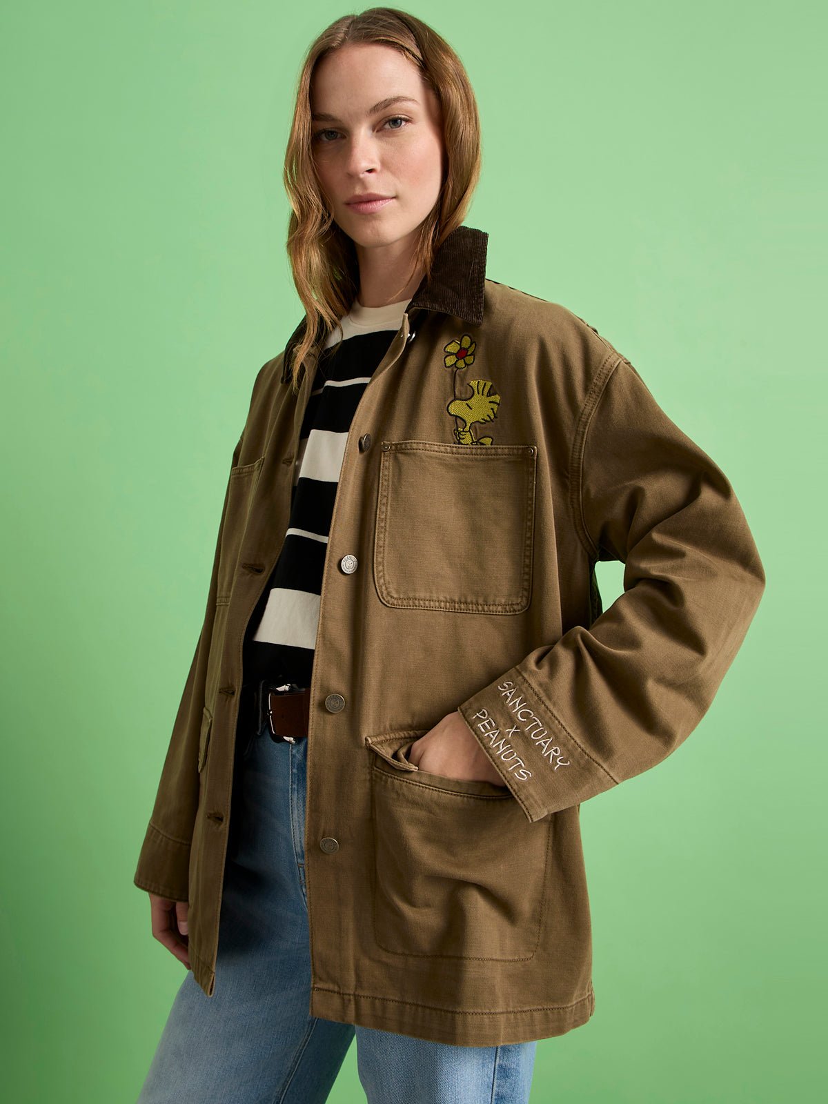 Sanctuary x PEANUTS 75th Anniversary Save Our Planet Jacket - Image 7