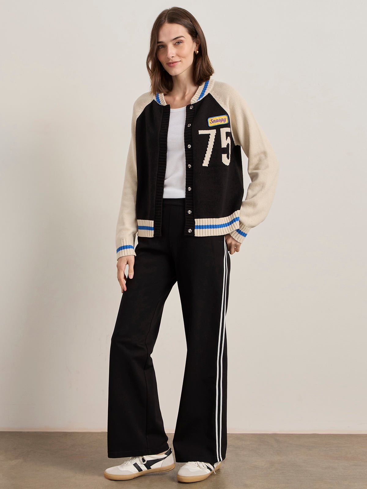 Sanctuary x PEANUTS 75th Anniversary Varsity Sweater - Image 5