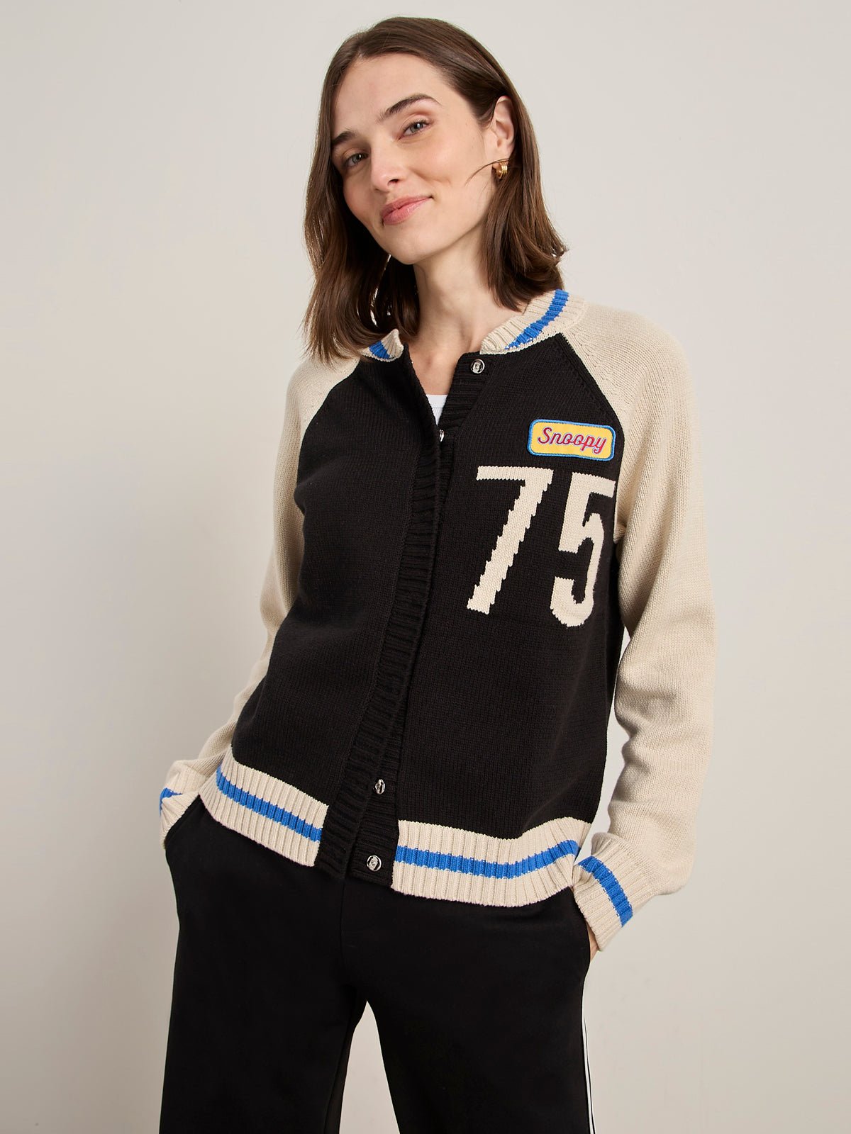 Sanctuary x PEANUTS 75th Anniversary Varsity Sweater - Image 6