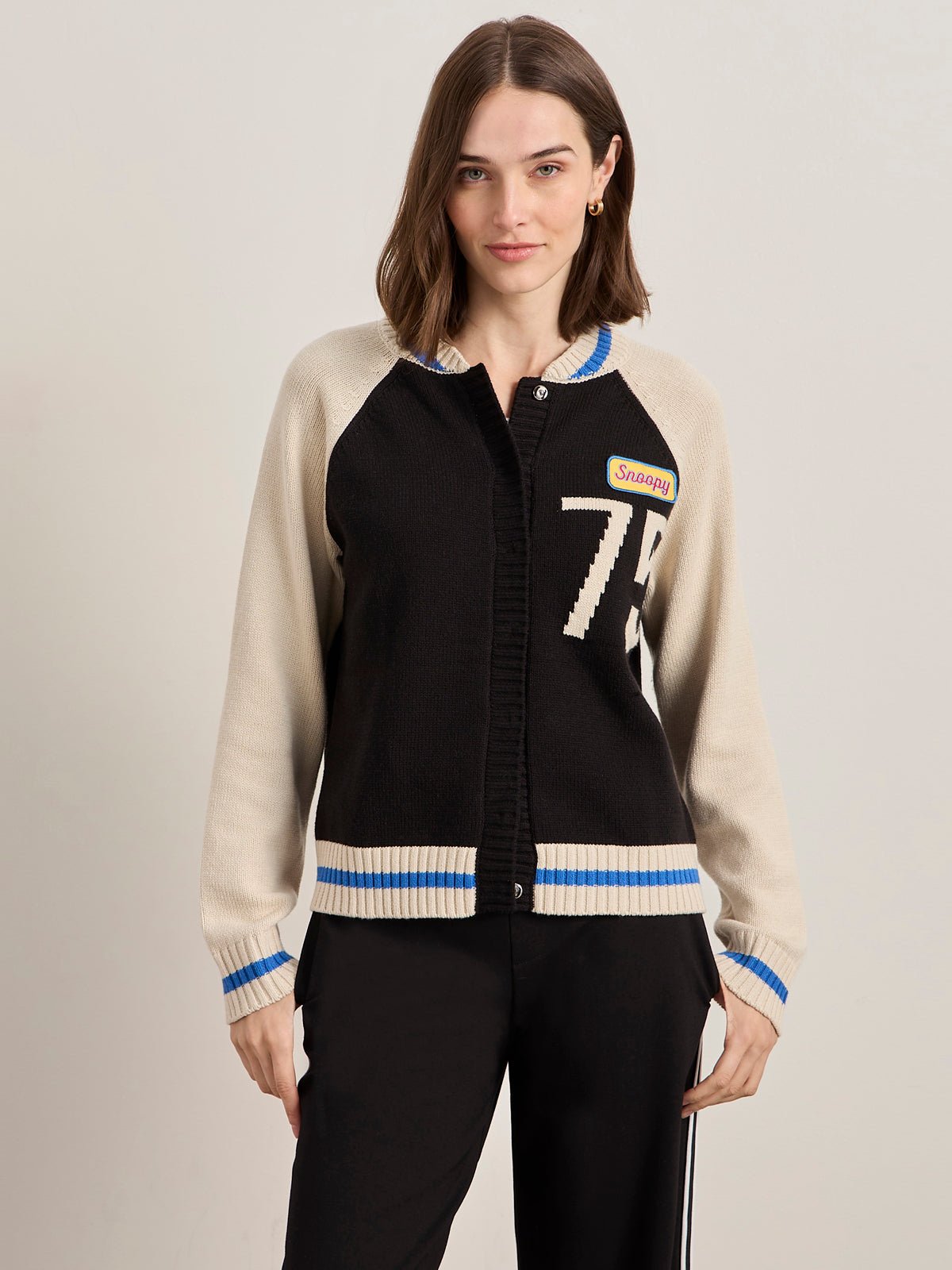 Sanctuary x PEANUTS 75th Anniversary Varsity Sweater - Image 4