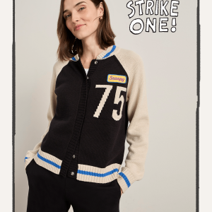 Sanctuary x PEANUTS 75th Anniversary Varsity Sweater