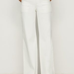 Sculpted Insider Wide Leg Pant Chalk