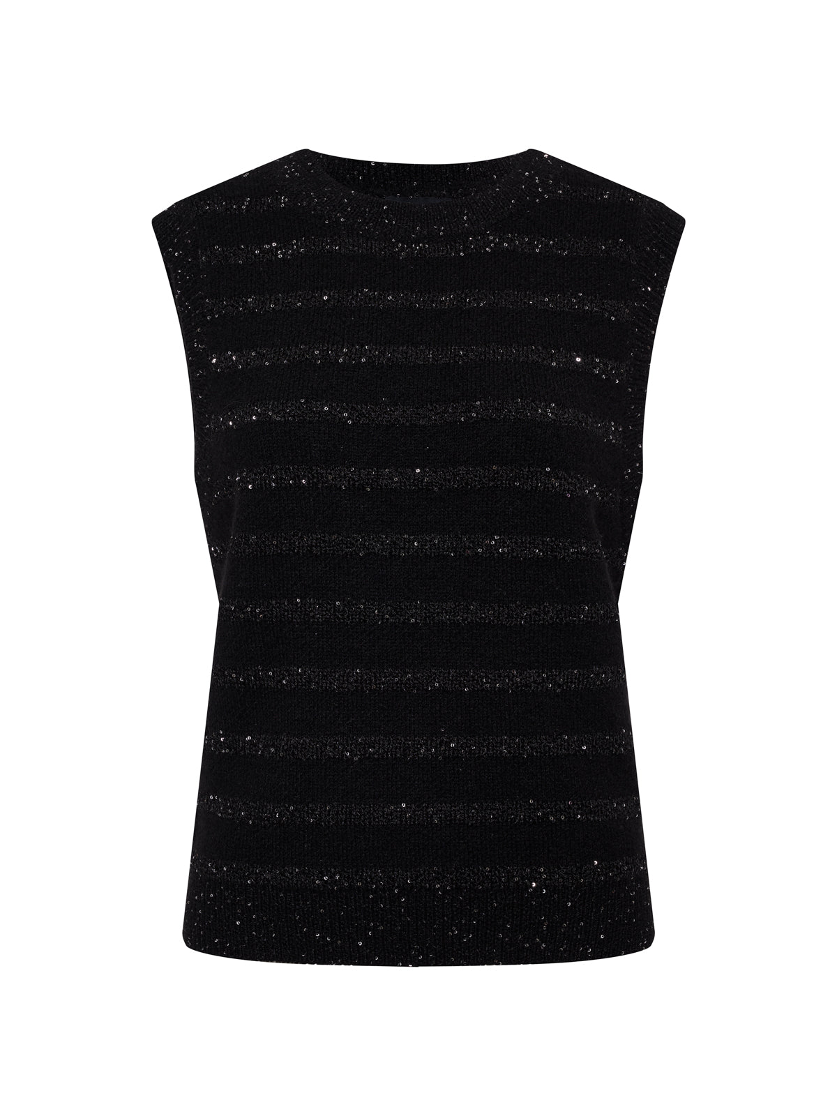 Shine Sweater Shell Black With Black Shine - Image 7