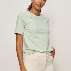 Soft Twist Tee Detox Green