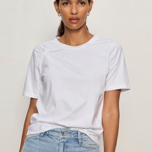 Soft Twist Tee White