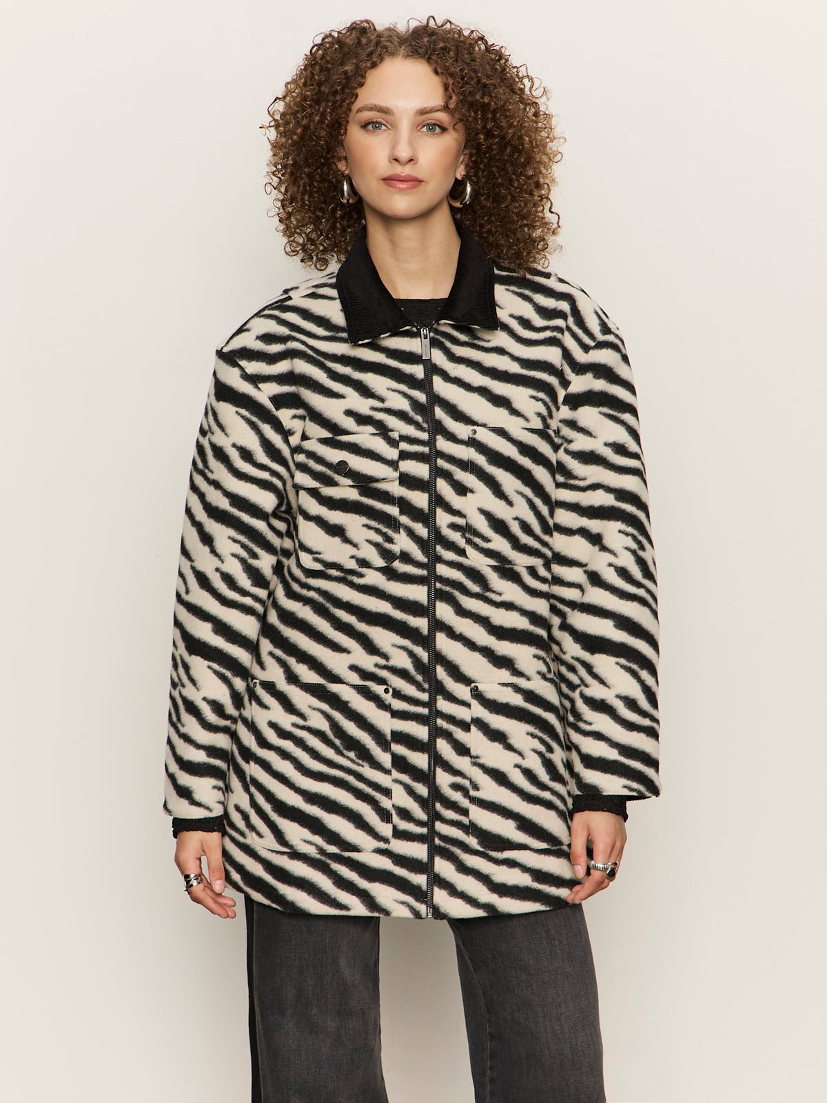 Soiree Barn Jacket Striking Zebra - Image 2