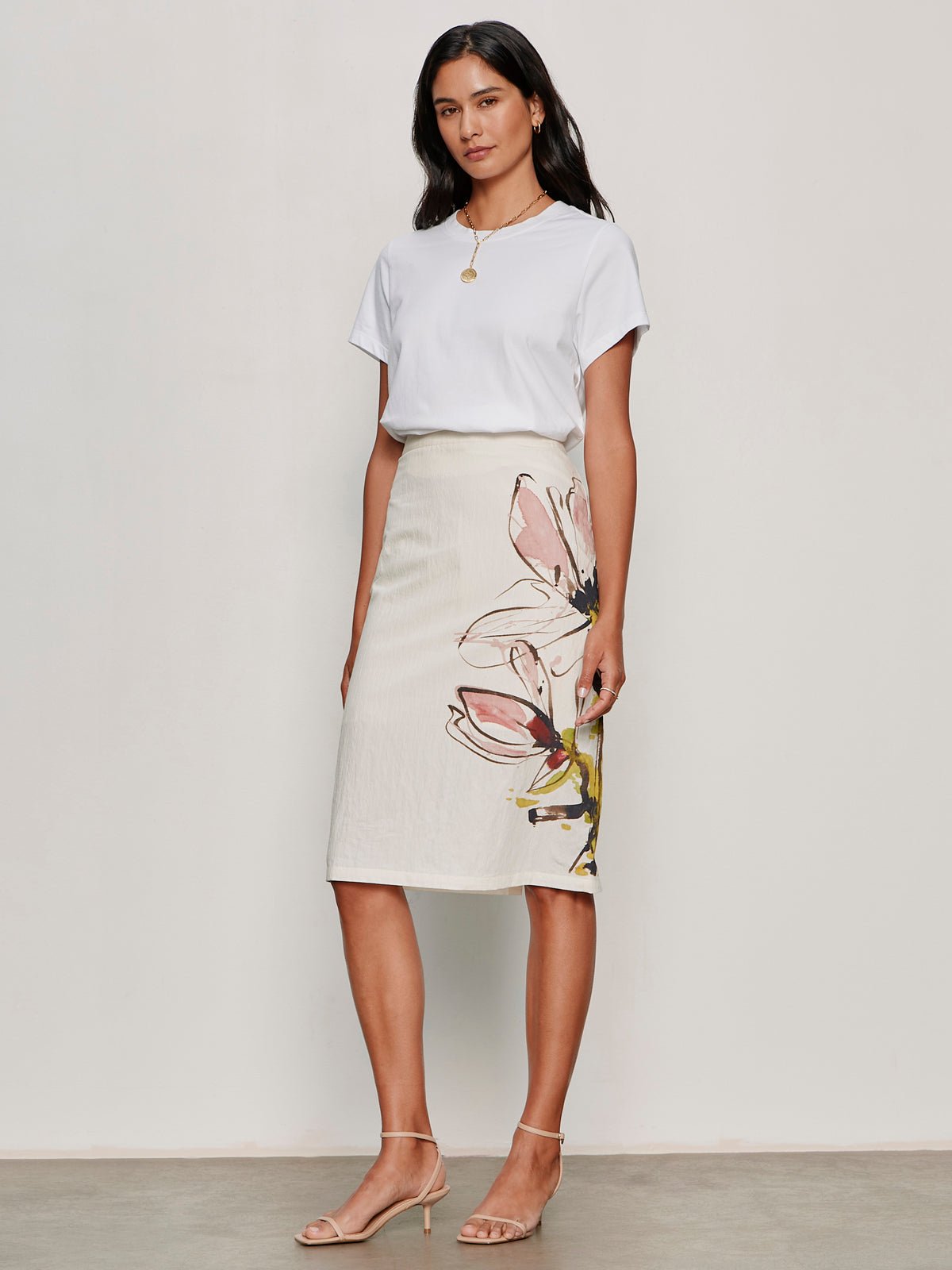 Spring Fleur Pencil Skirt Fleur - Image 6