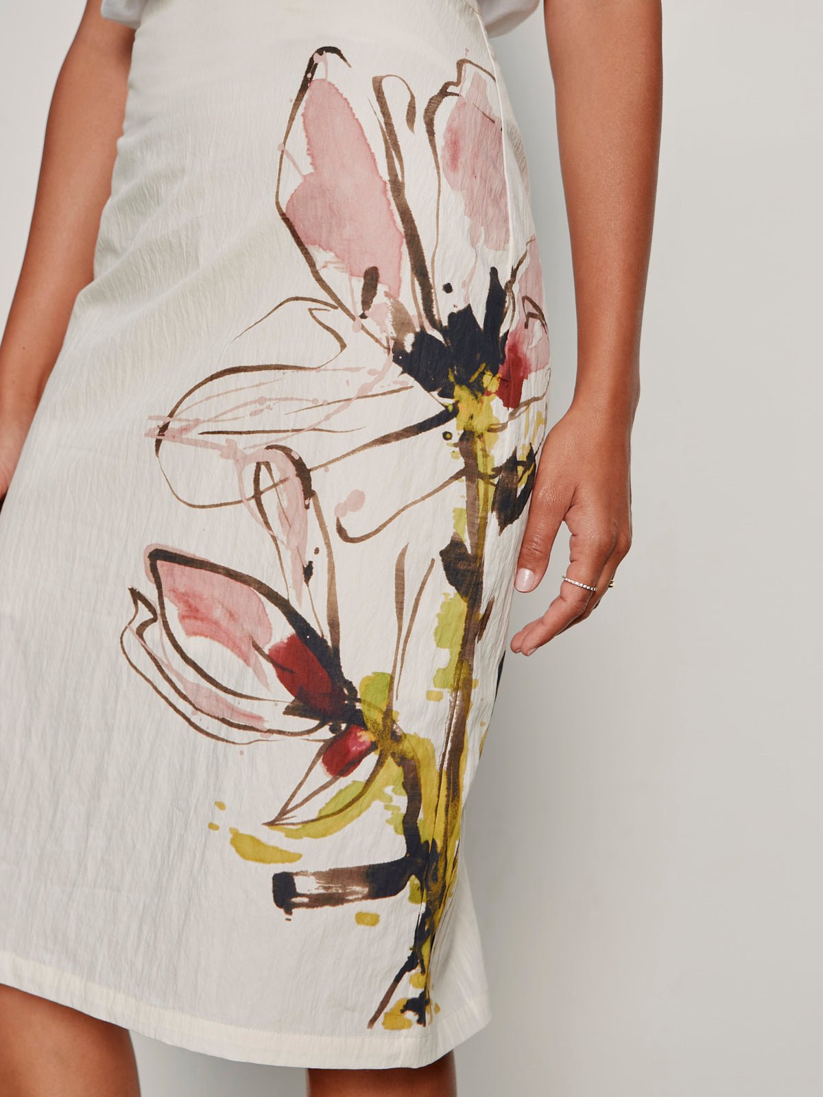 Spring Fleur Pencil Skirt Fleur - Image 5