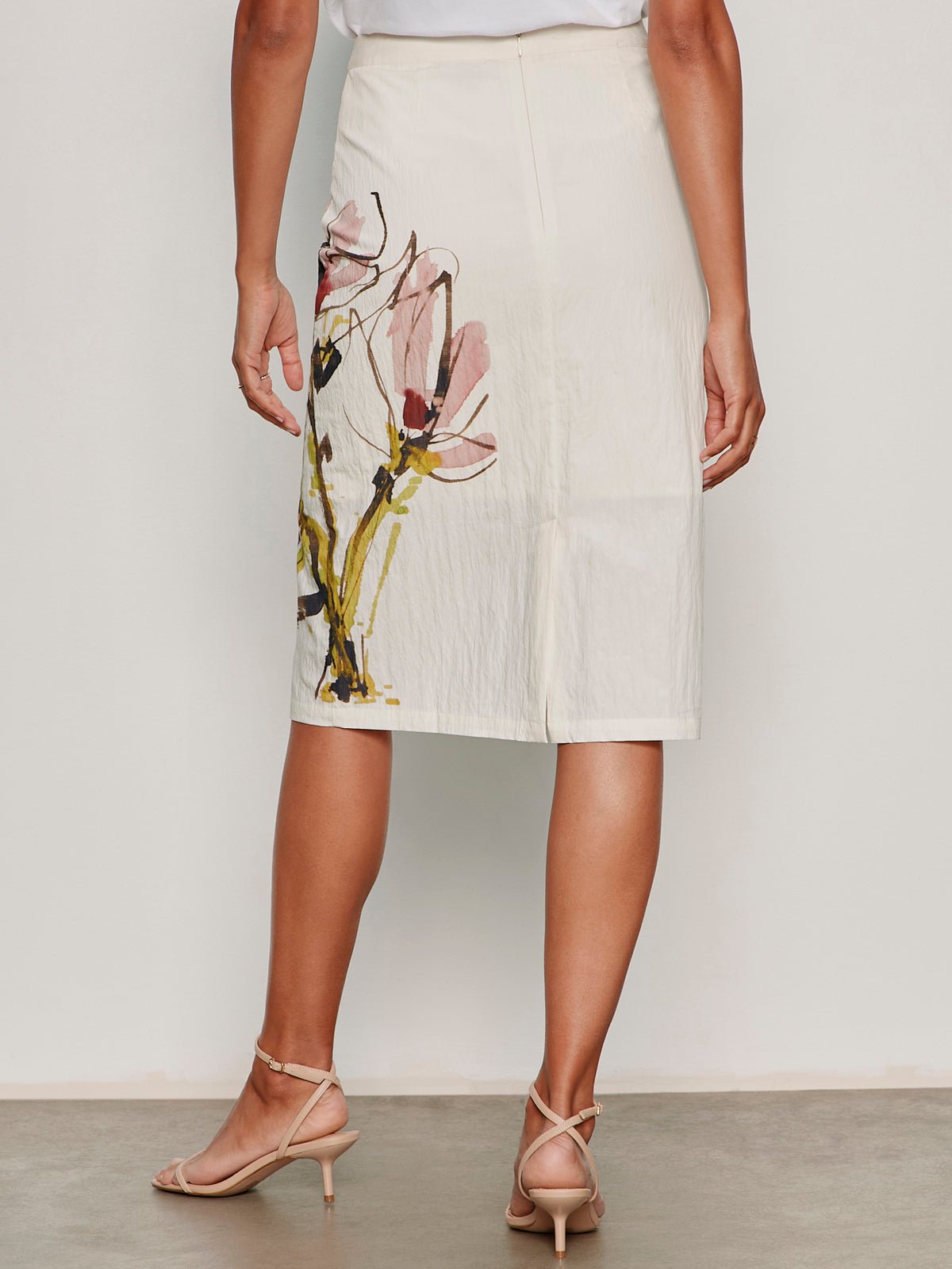 Spring Fleur Pencil Skirt Fleur - Image 3