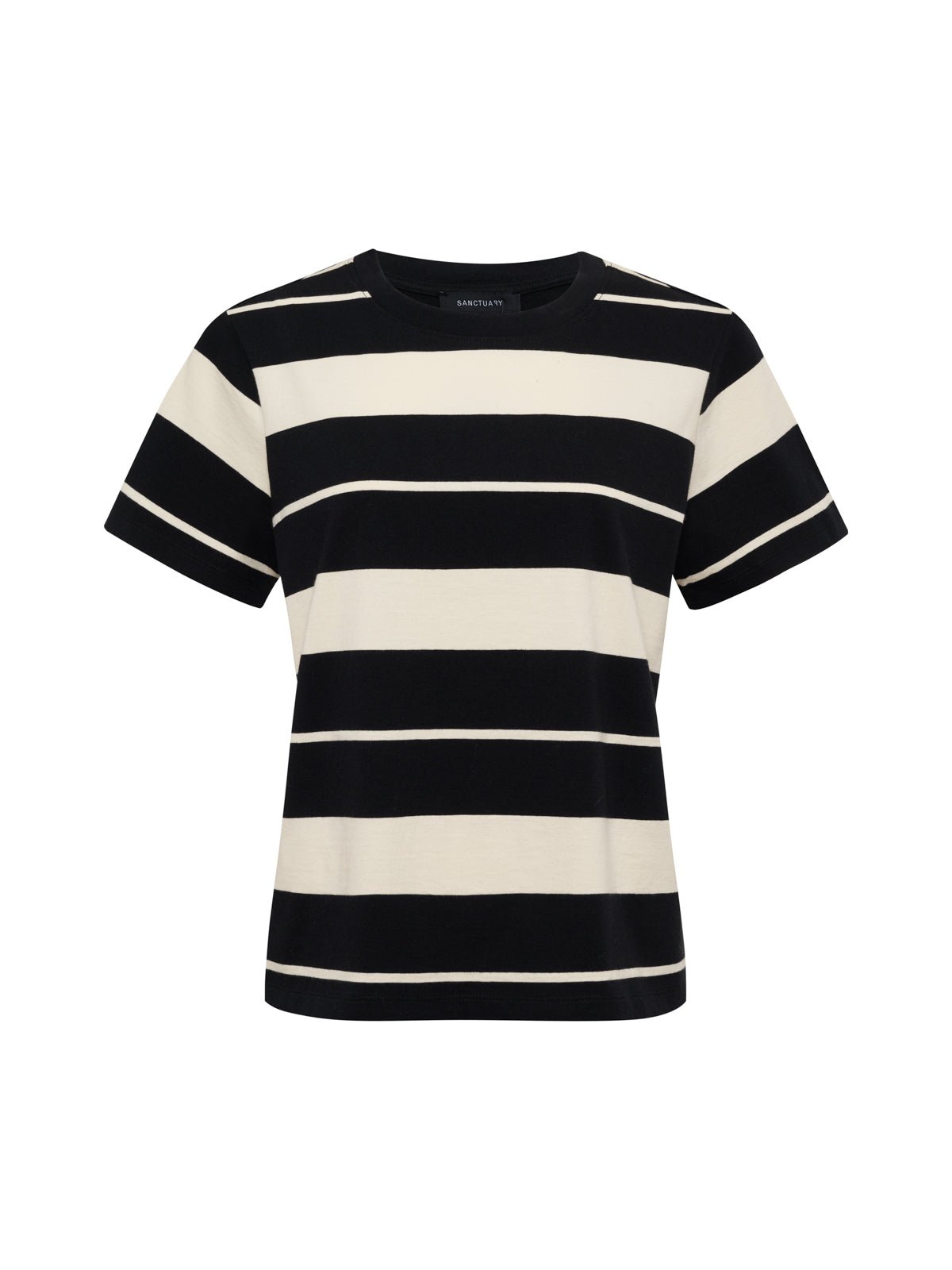 Timeless Tee Vanilla Creme/Black Stripe - Image 5
