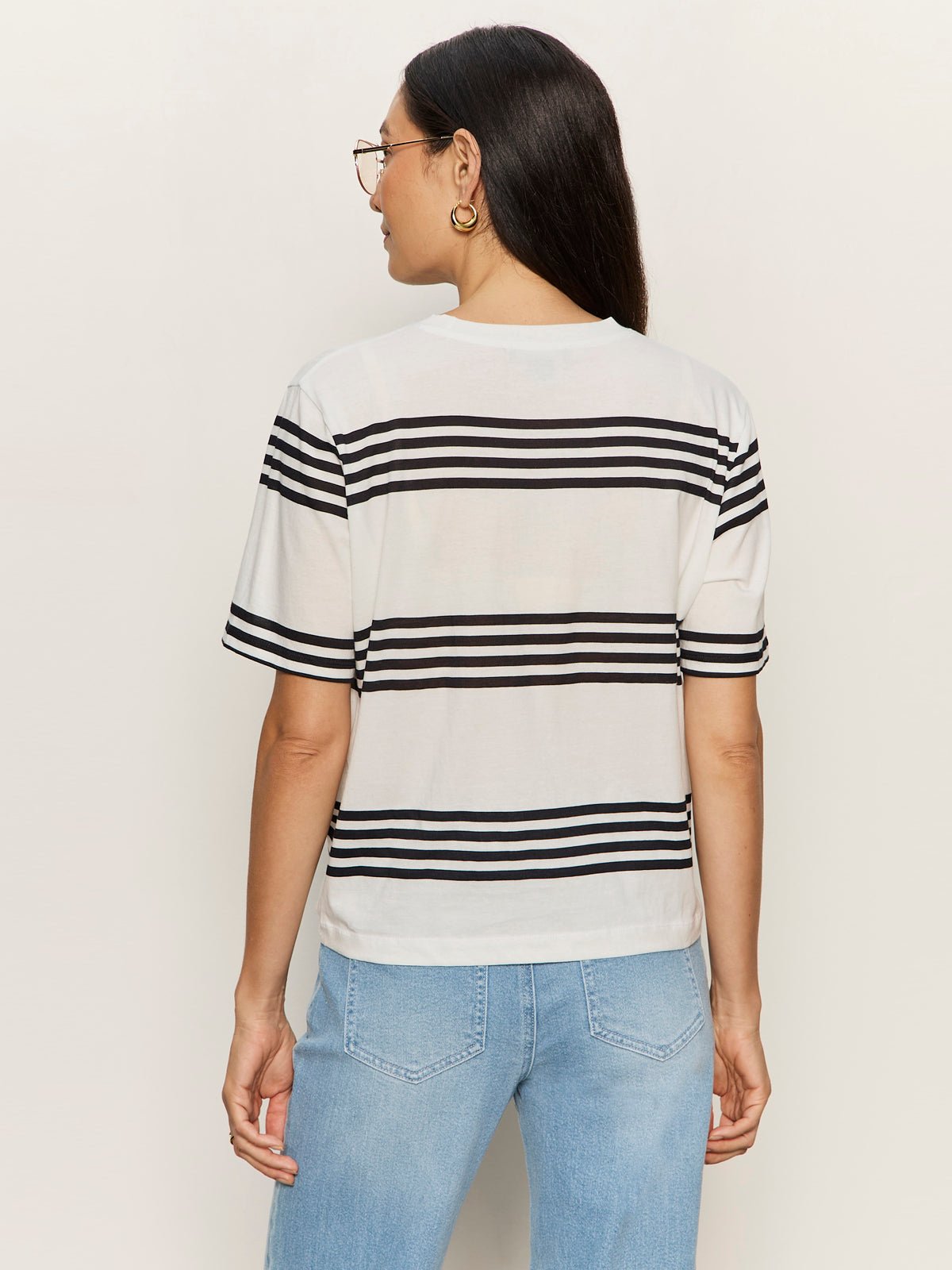 Tuck It Under Tee Chalk / Black Stripe - Image 2
