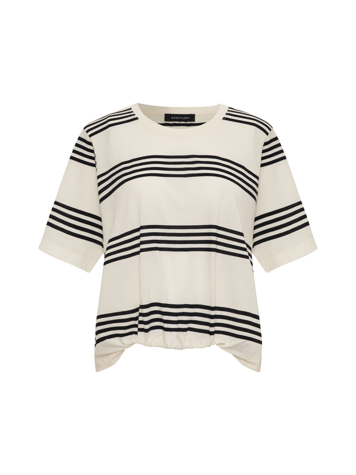 Tuck It Under Tee Chalk / Black Stripe - Image 6