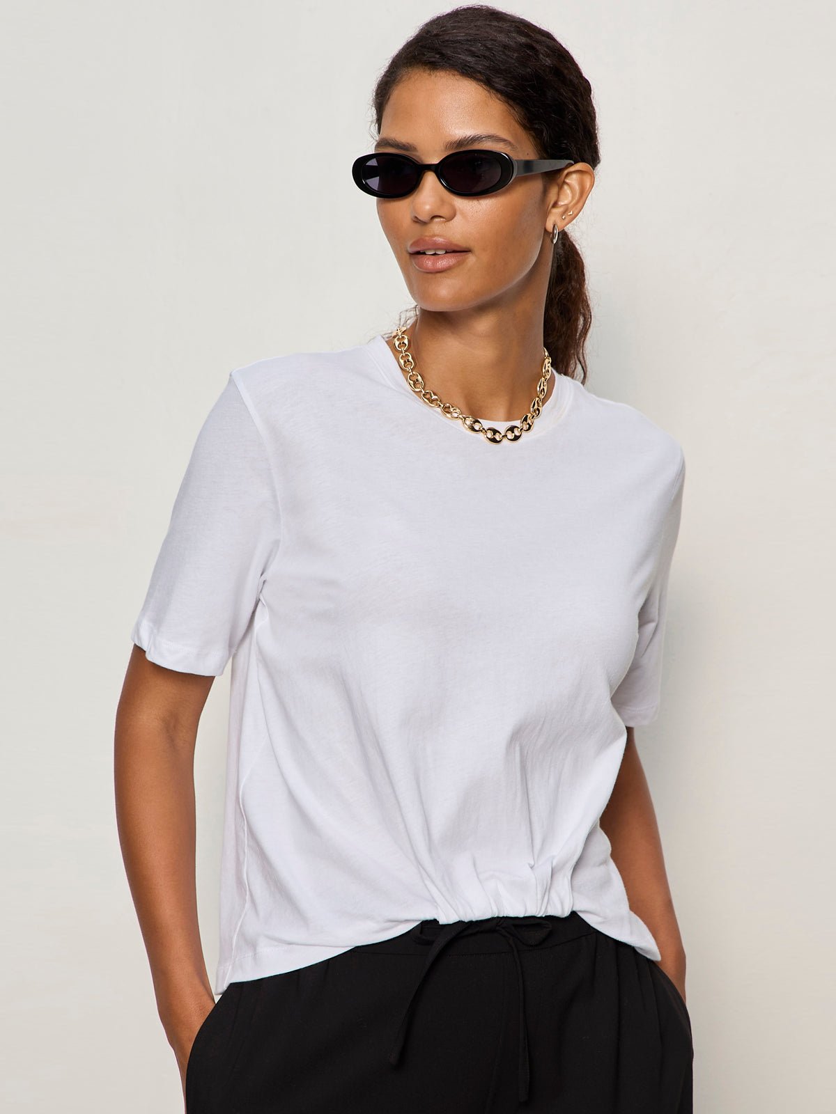 Tuck It Under Tee White