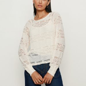 Ultra Femme Raglan Top Vintage Ivory