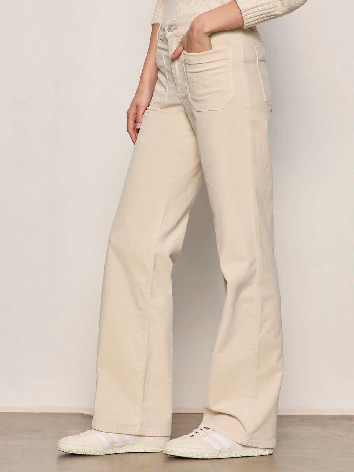 Velveteen Marine Pant Vanilla Creme - Image 2