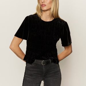 We Belong Together Velvet Top Black